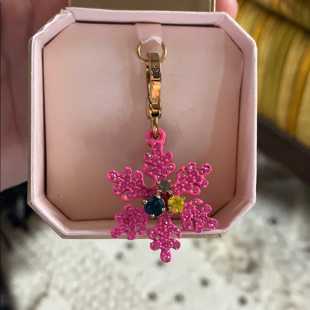 Limited Edition Juicy Couture✨Pink Snowflake Charm